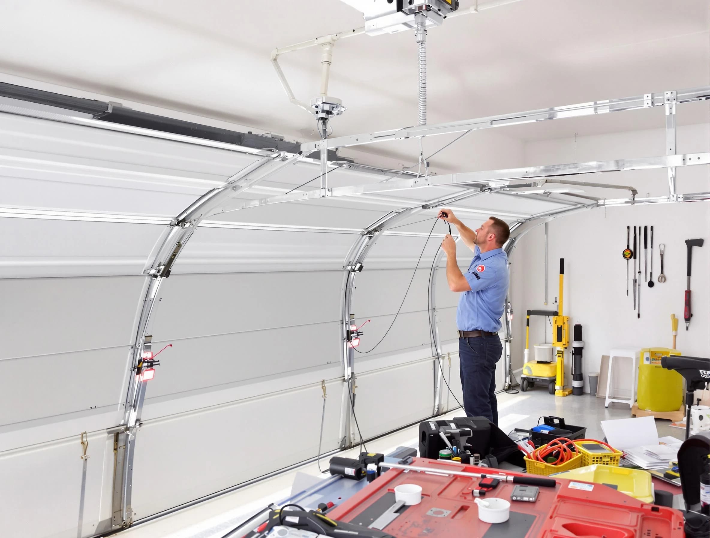 Garage door cable repair service by Westerville Garage Door Repair in Westerville