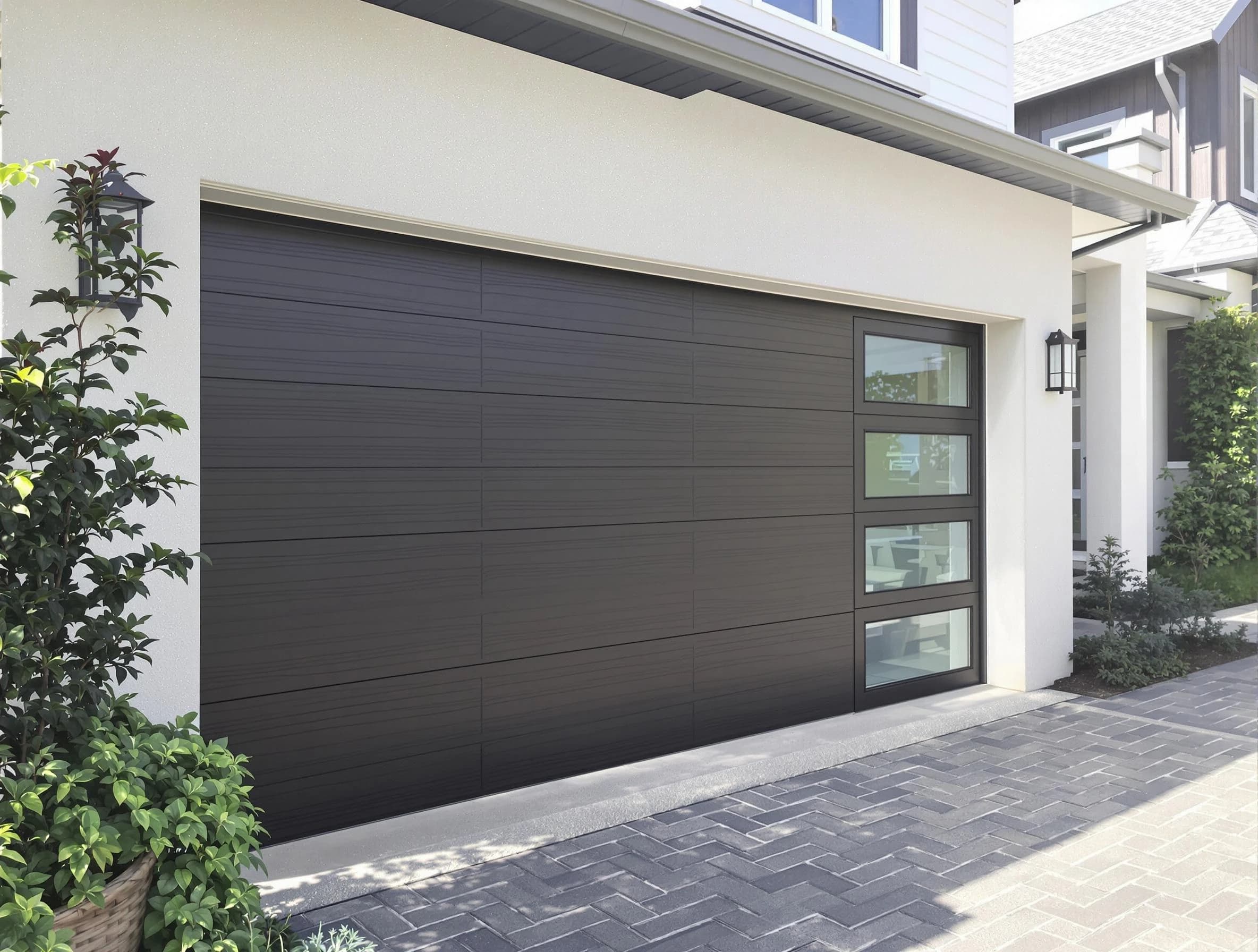 Custom garage door installation by Westerville Garage Door Repair in Westerville
