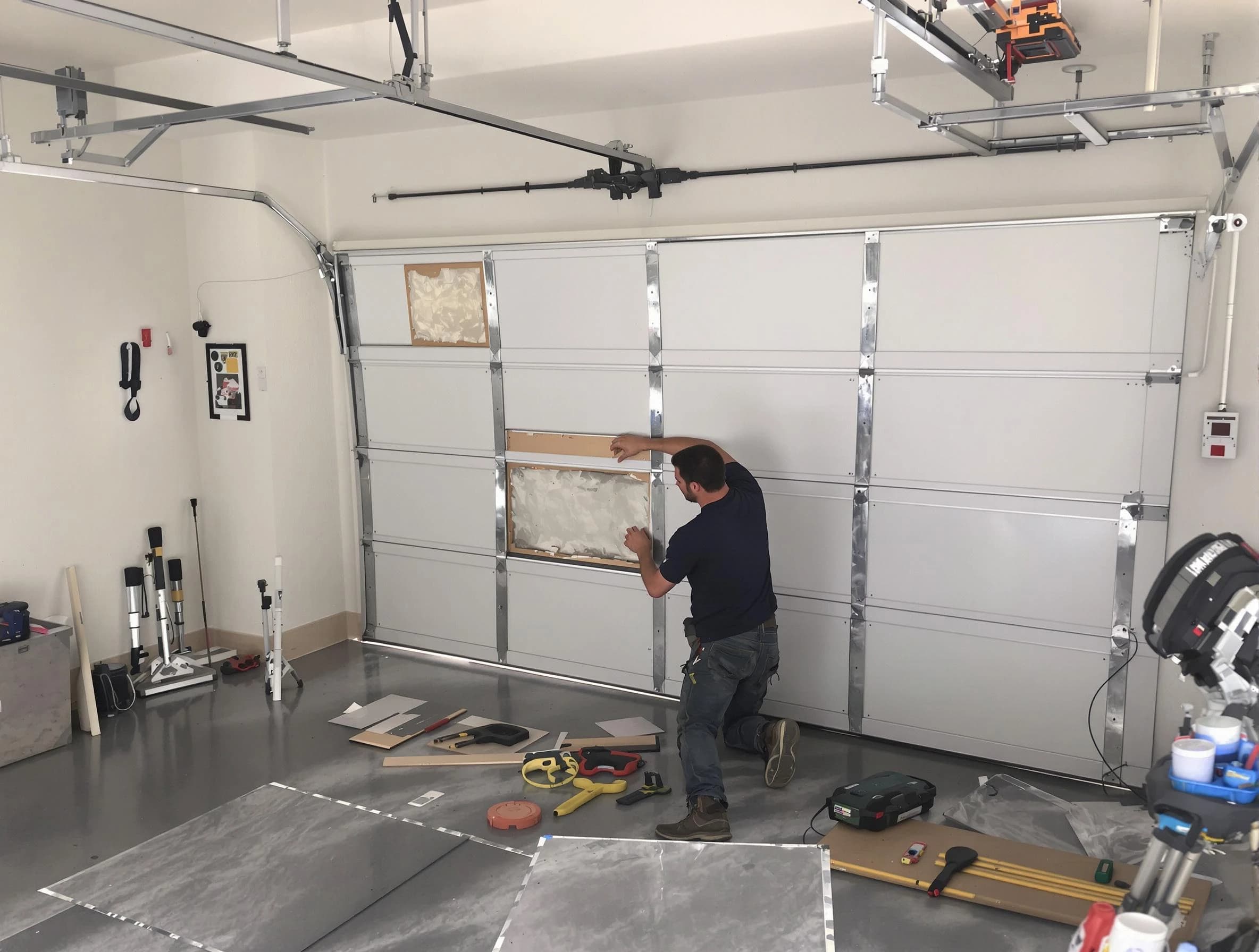 Garage Door Panel Repair in Westerville