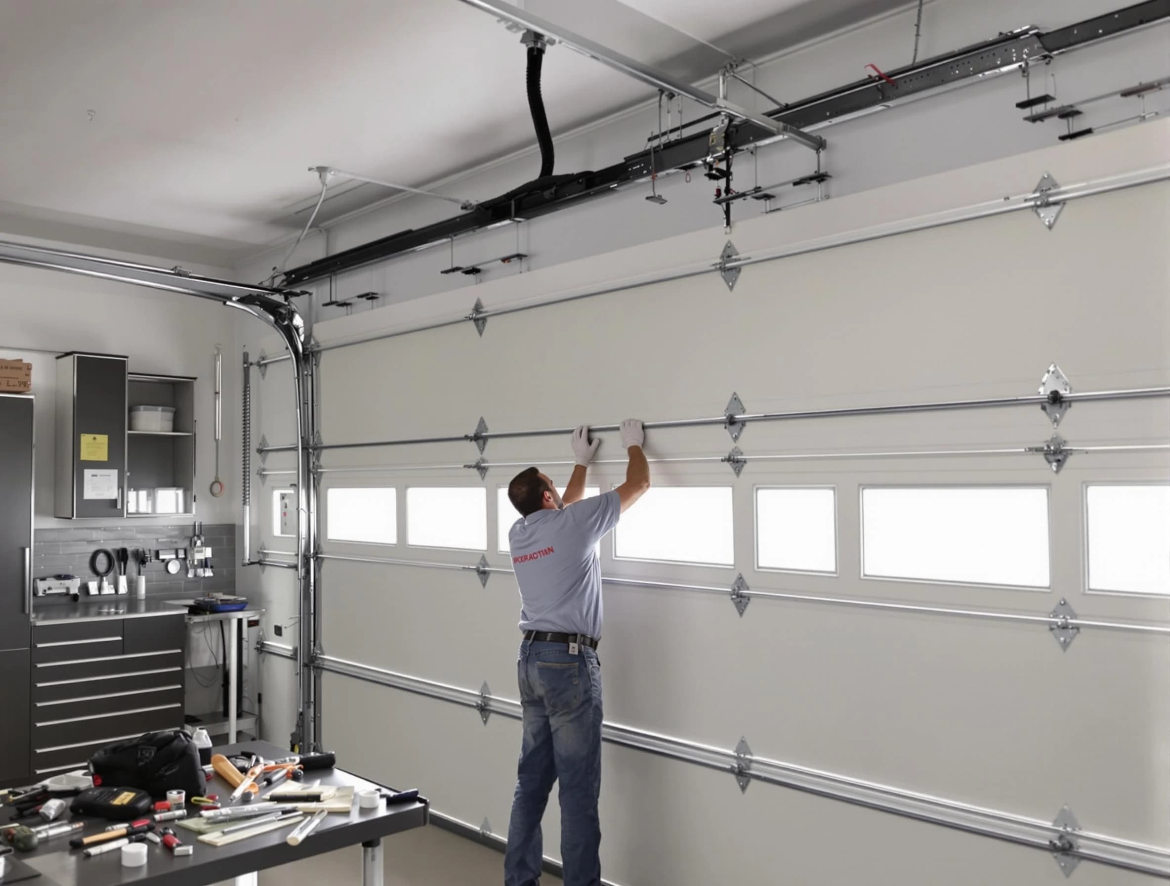 Garage Door Track Repair in Westerville