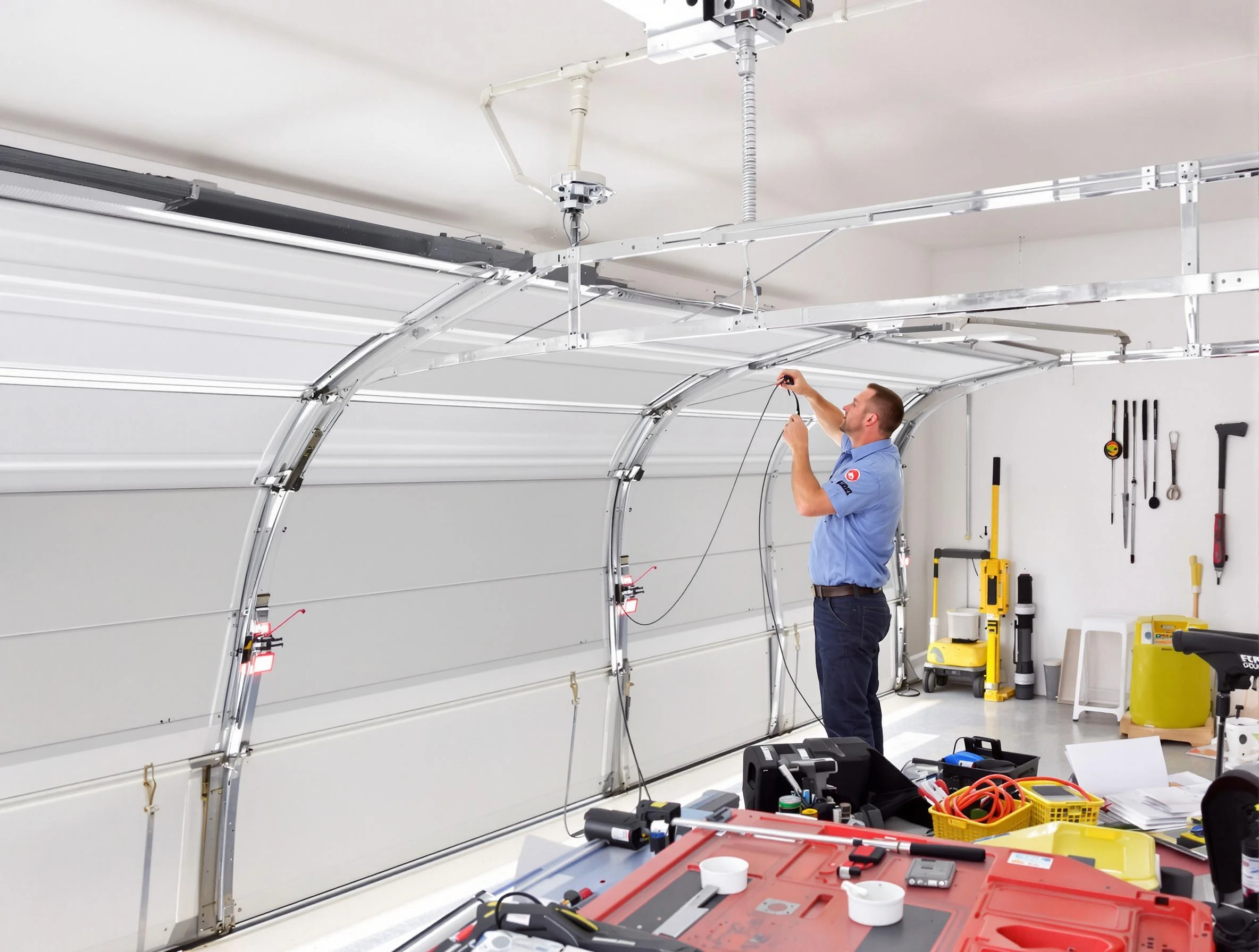 Garage door cable repair service by Westerville Garage Door Repair in Westerville