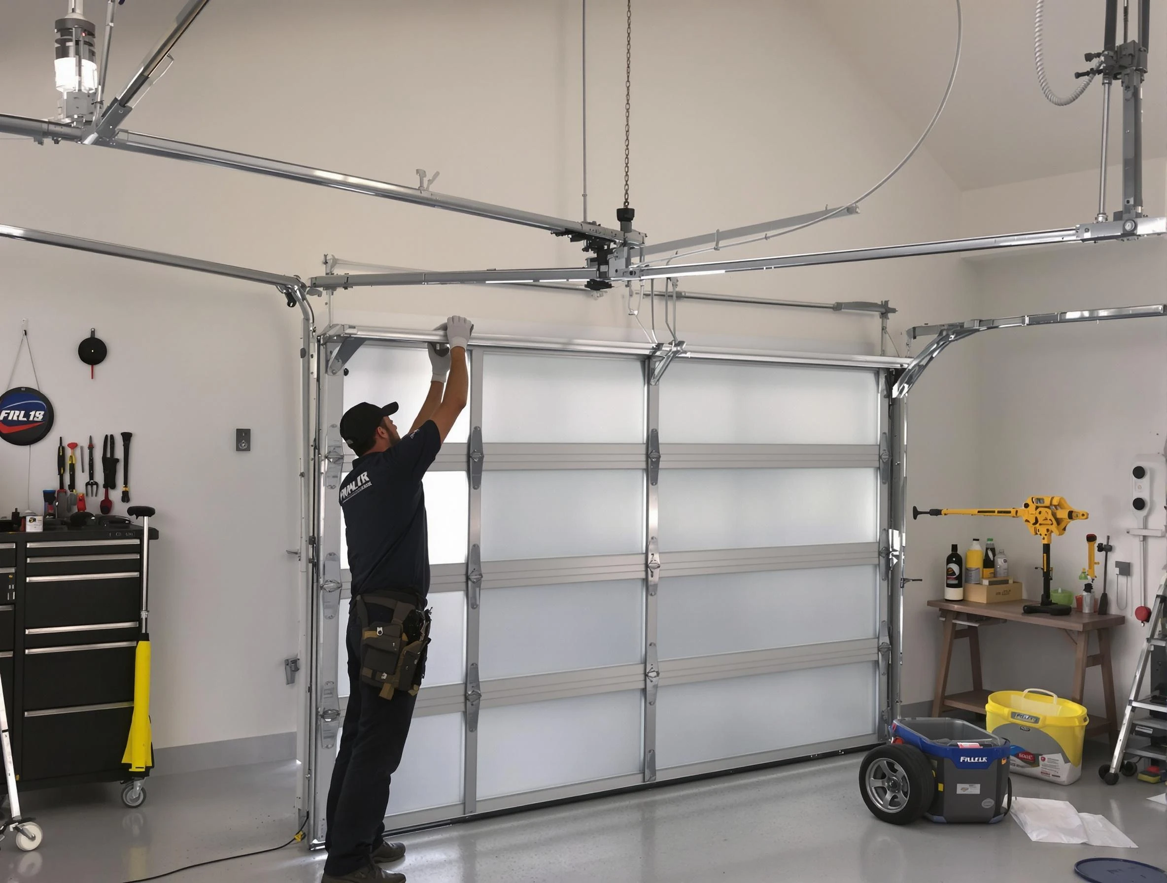 Westerville Garage Door Repair certified team performing precision garage door installation in Westerville