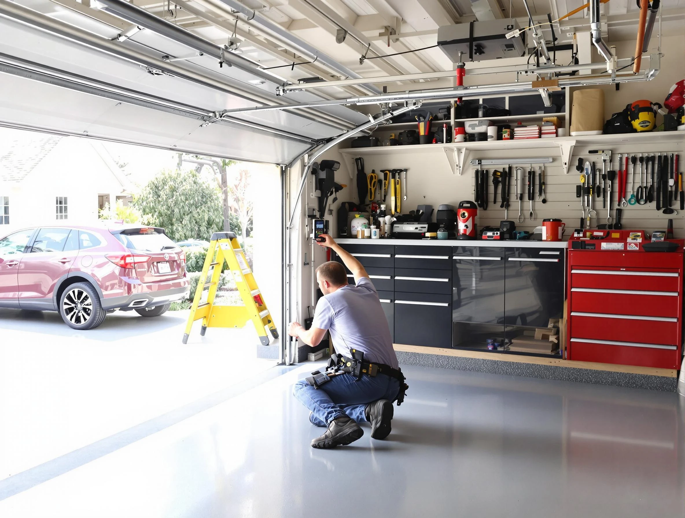 Local garage door repair service by Westerville Garage Door Repair in Westerville