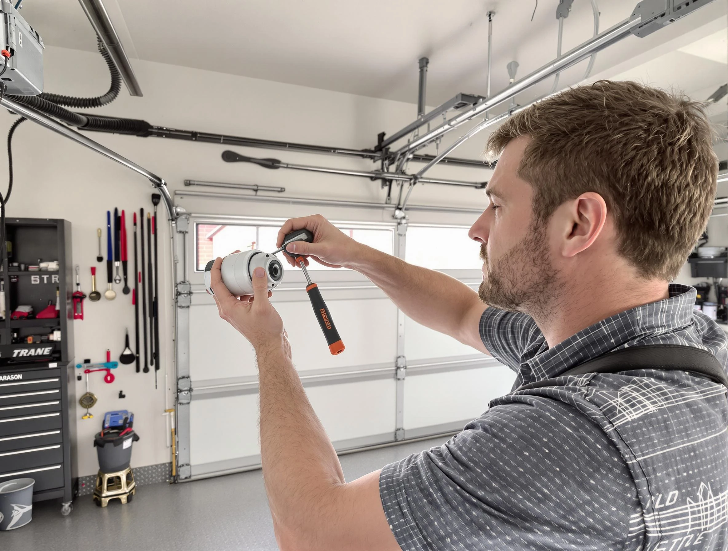 Garage door opener repair service by Westerville Garage Door Repair in Westerville